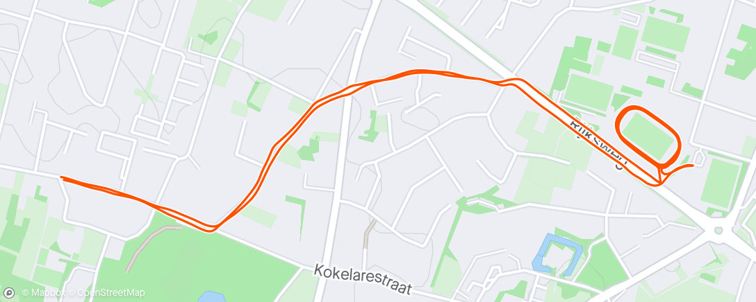 「Kort snel benenwerk」活動的地圖