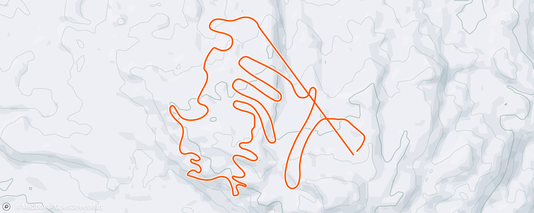 Map of the activity, 📅20250612 - TrainingPeaks Virtual - Workout: VO2max intervals (short) [60m]