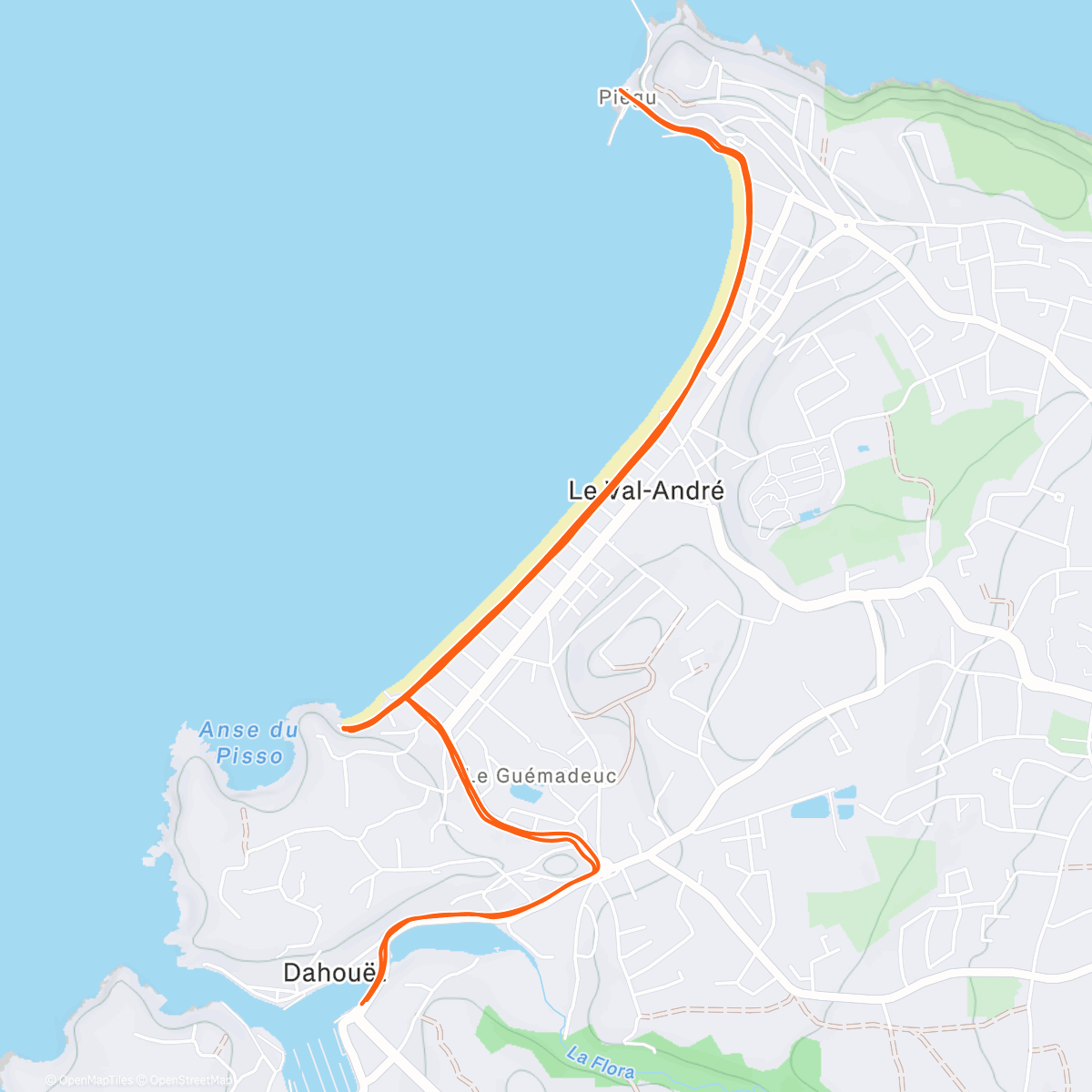 Map of the activity, 3x1000 teste chaussures 👟