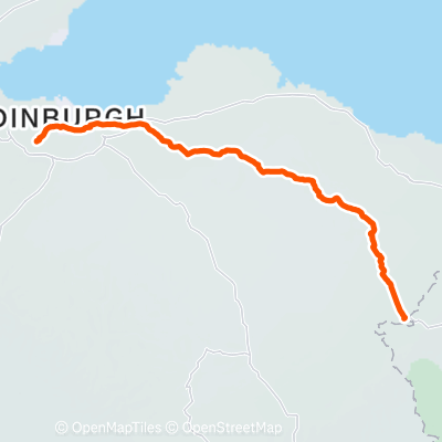 Craiglockhart to Coldstream | 54.7 mi Cycling Route on Strava
