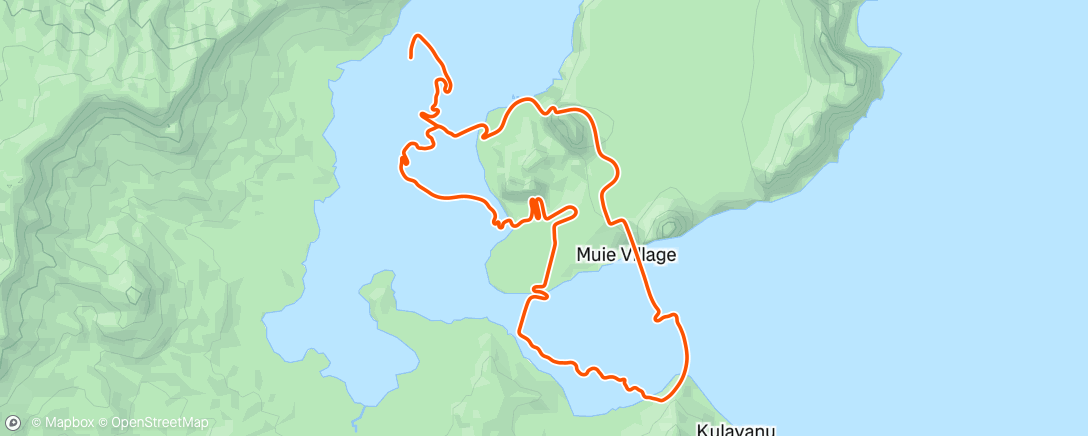 Mapa de la actividad (Zwift - Mend on Ocean Lava Cliffside Loop in Watopia)