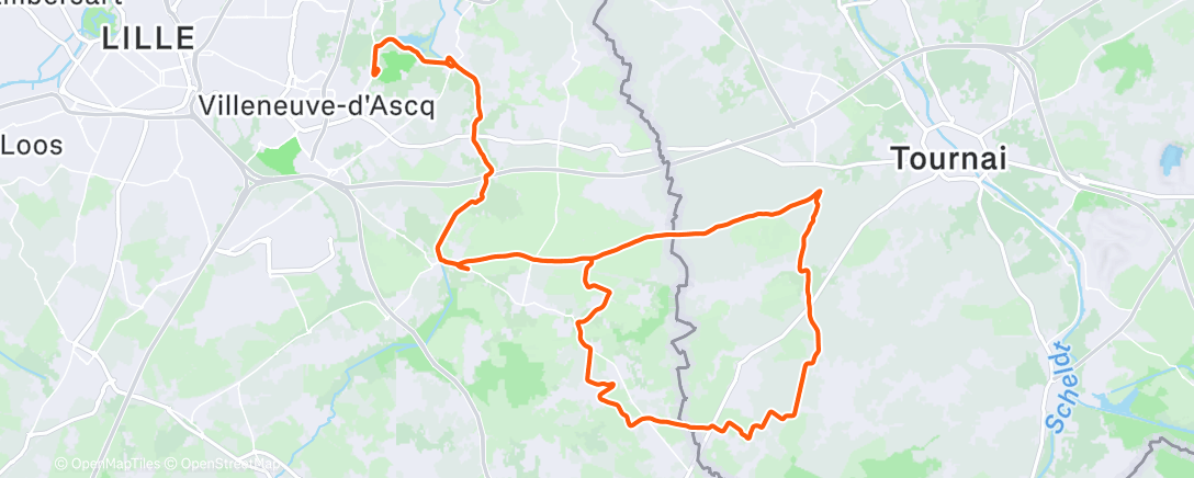 Map of the activity, Gravel Kiff ! ❄️☀️❄️