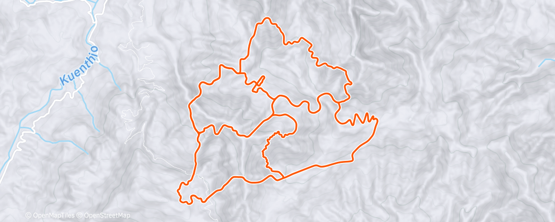 Map of the activity, Vo2