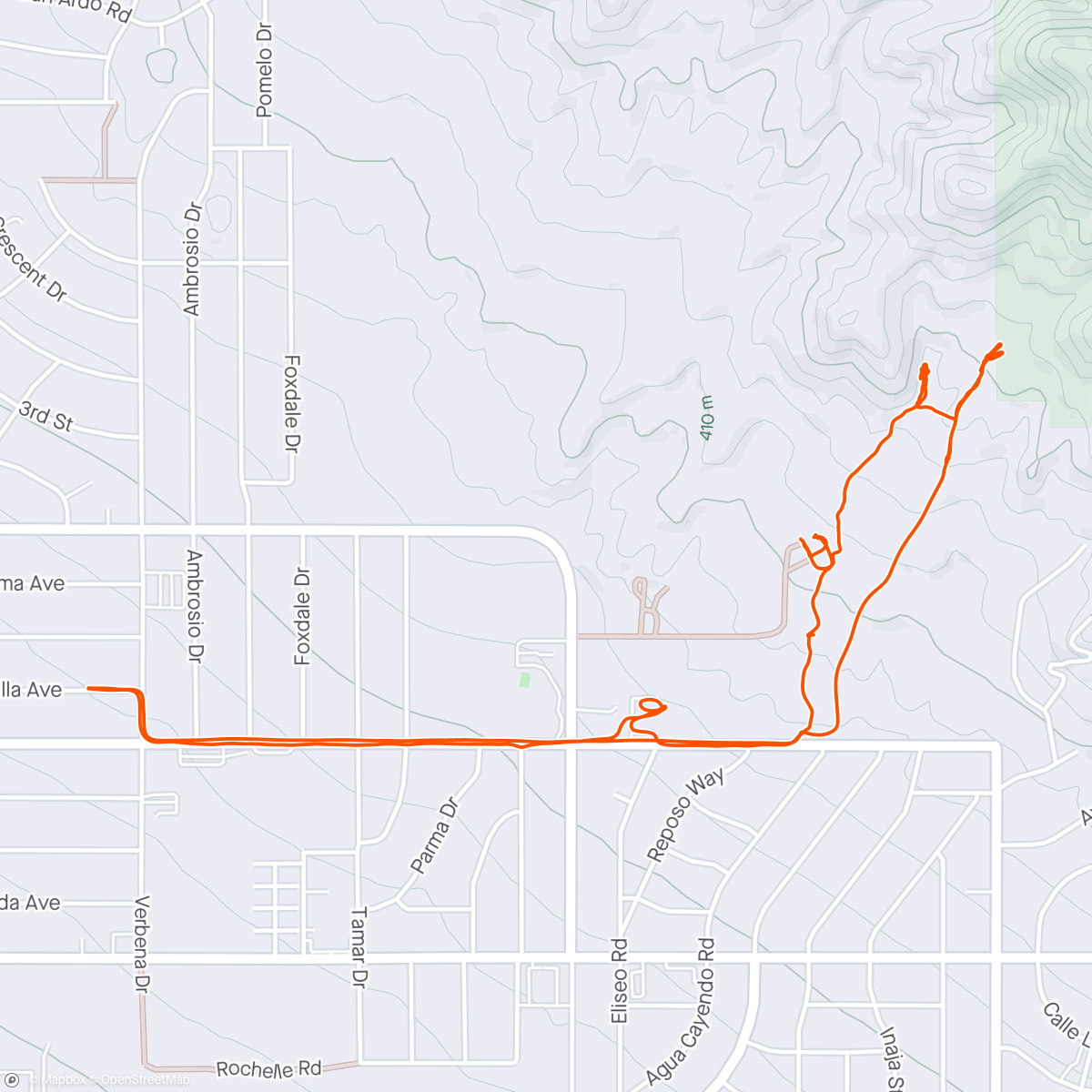 Map of the activity, Quick fat bike trail ride & brought my RC to hit the trails as well🤙