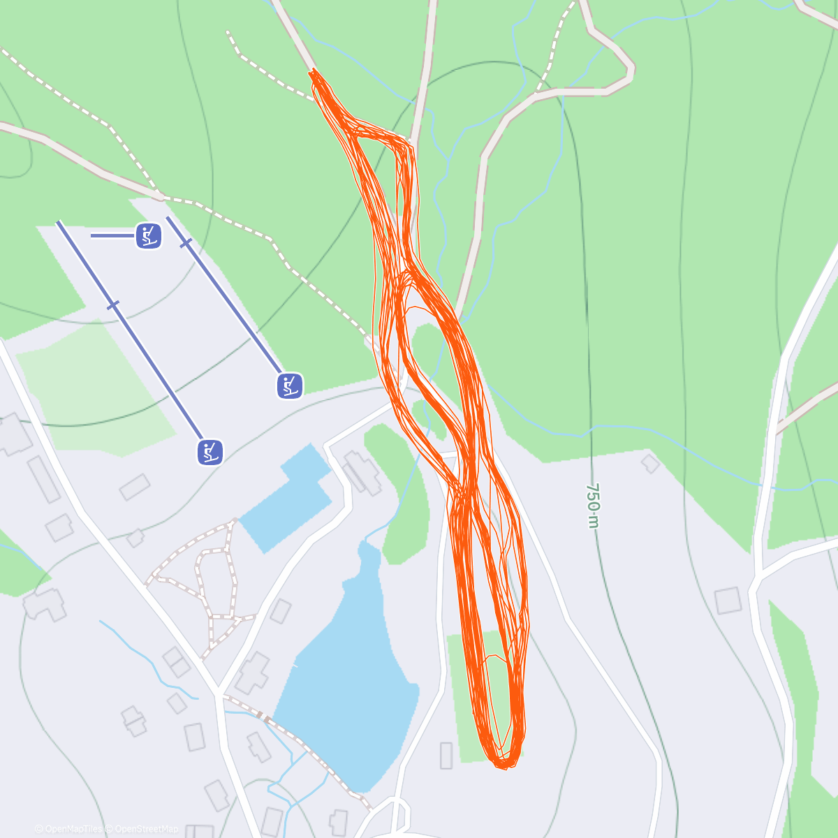 Карта физической активности (Bedřichovský ledovec v obležení. 
DP-SOUPAŽ)