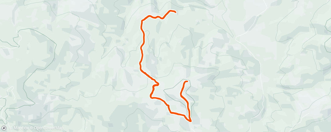 Map of the activity, Morning Trail Run