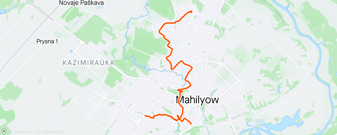 Mapa da atividade, Tour de Dubrovenka |  2024
