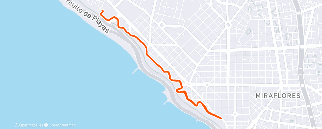 Карта физической активности (🇵🇪 LIM Malecon - Footing)