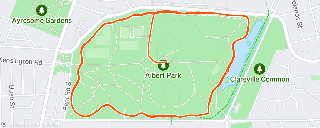 Carte de l'activité Morning Run