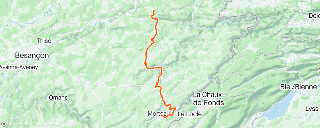 Map of the activity, Reco TDF stage 6