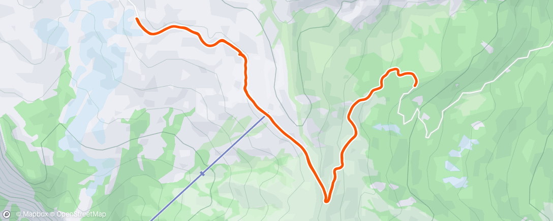 Map of the activity, Wanderung am Nachmittag