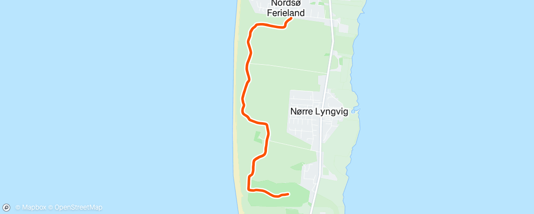 Map of the activity, Morning Run