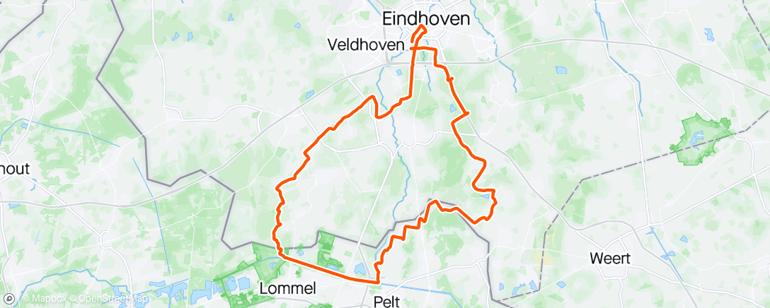 Map of the activity, Onyva Zondag