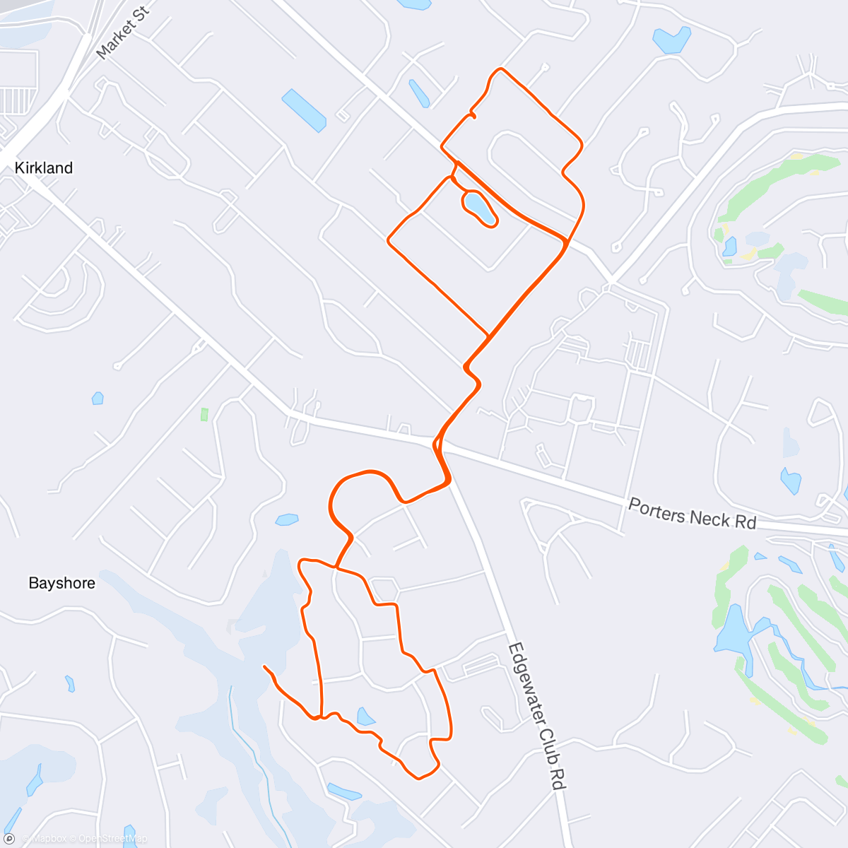 Map of the activity, Father’s Day Ride