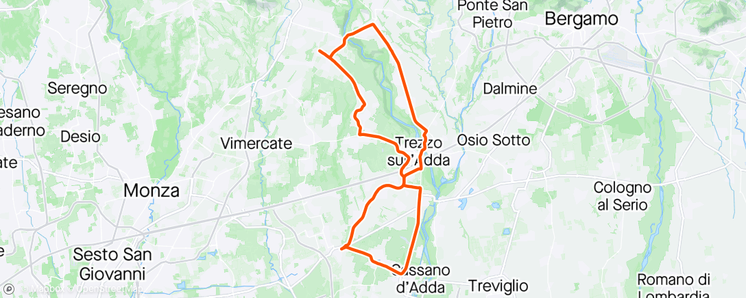 Map of the activity, Vola palomba bianca vola