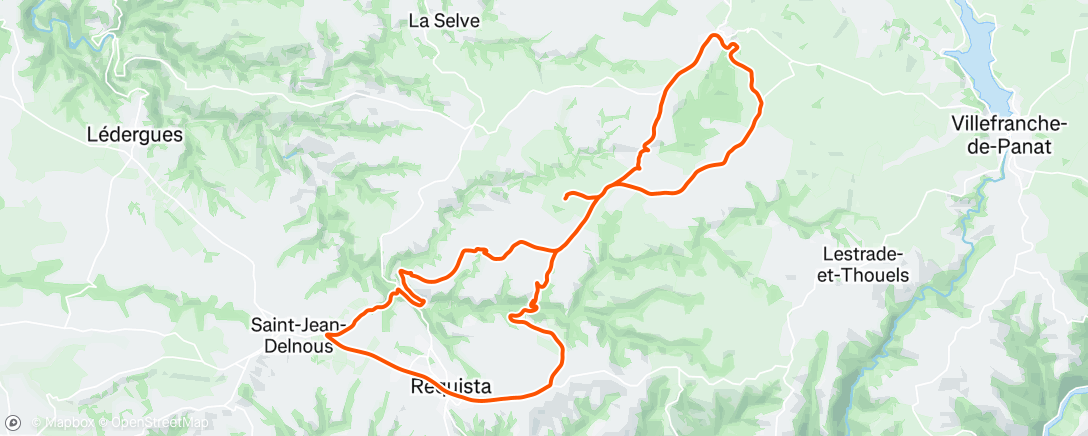 Carte de l'activité