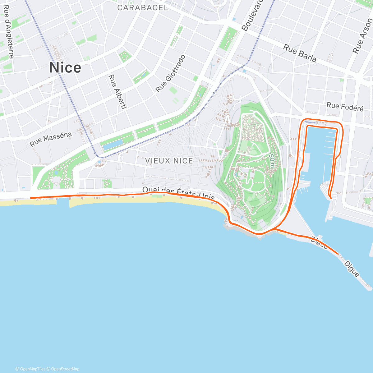 Map of the activity, Nice ! 🏃‍♂️