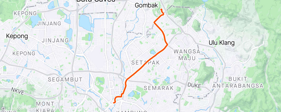 Mapa da atividade, Bismillahirrahmanirrahim. Cycle 🚲 to car 🚗 park