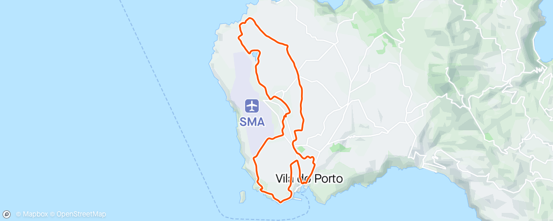 Map of the activity, Trail da Liberdade