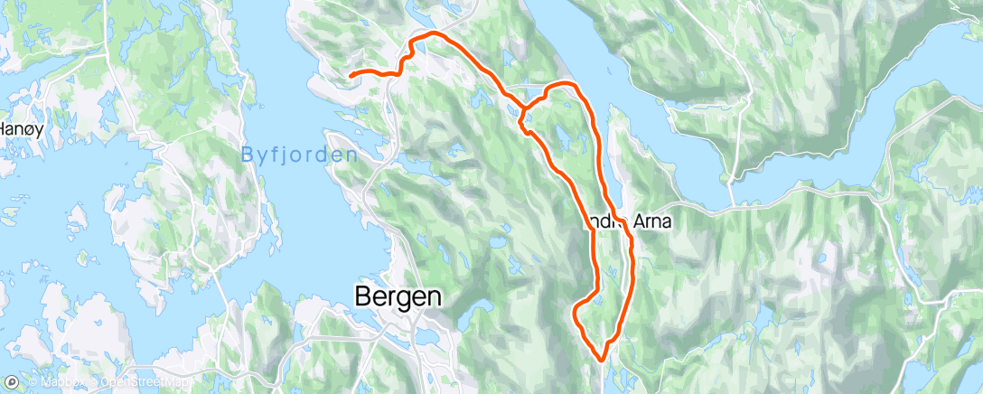 Map of the activity, Trilletur