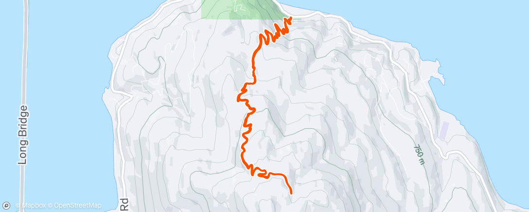 Map of the activity, Gold Hill