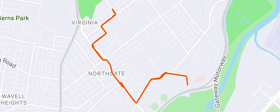 Карта физической активности (Morning Run)