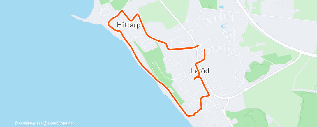 Mappa dell'attività Afternoon Walk