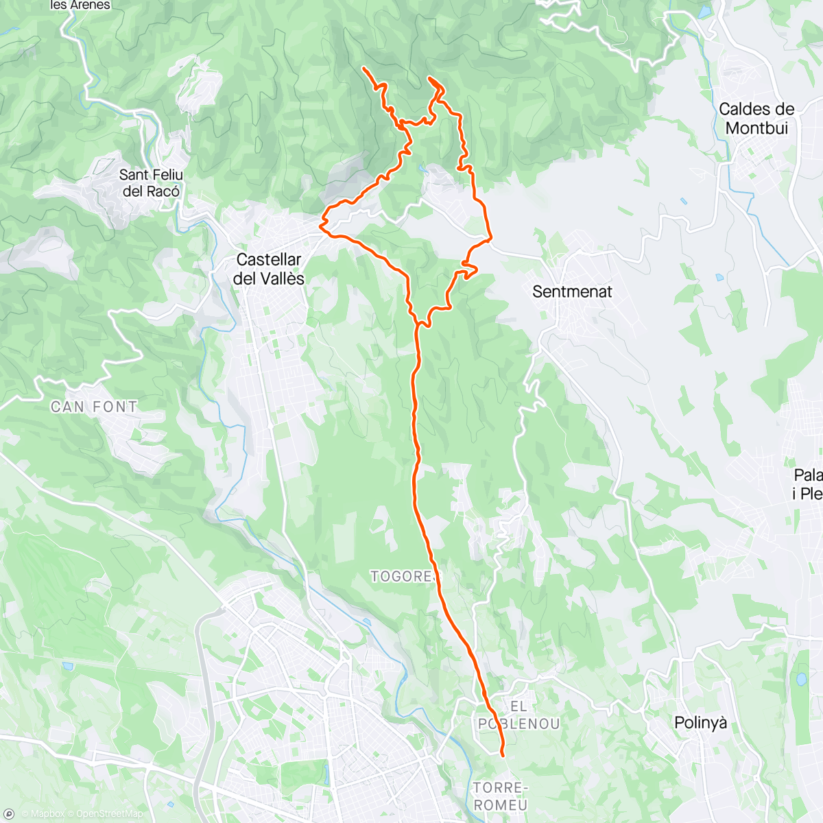 Map of the activity, Agua por todos laos 🐗🥳💪(Fagina y guanta)