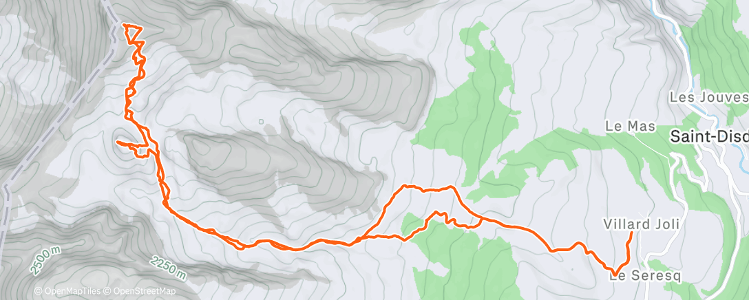 Map of the activity, Activité matinale