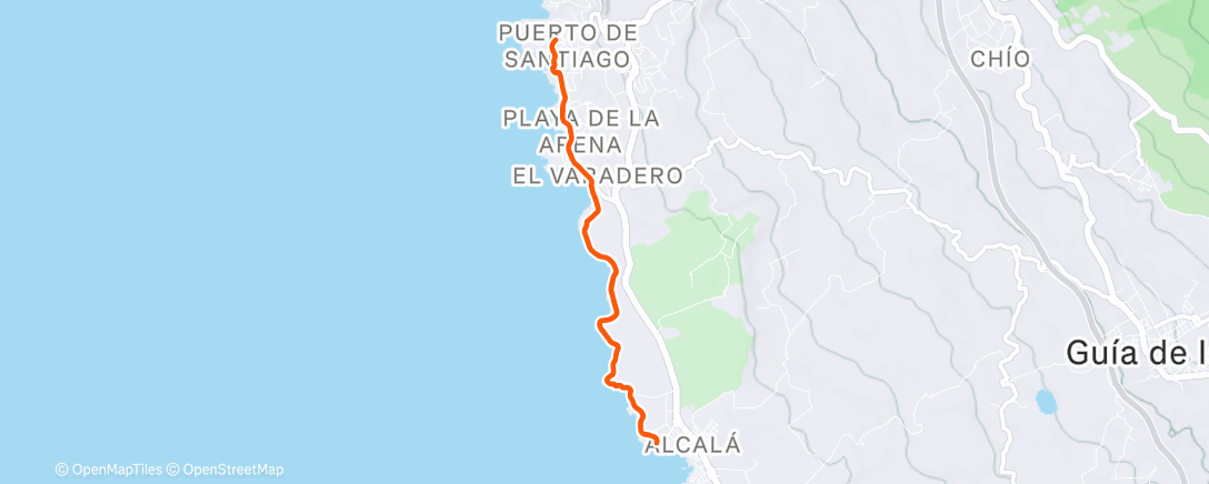 Карта физической активности (Easy run)