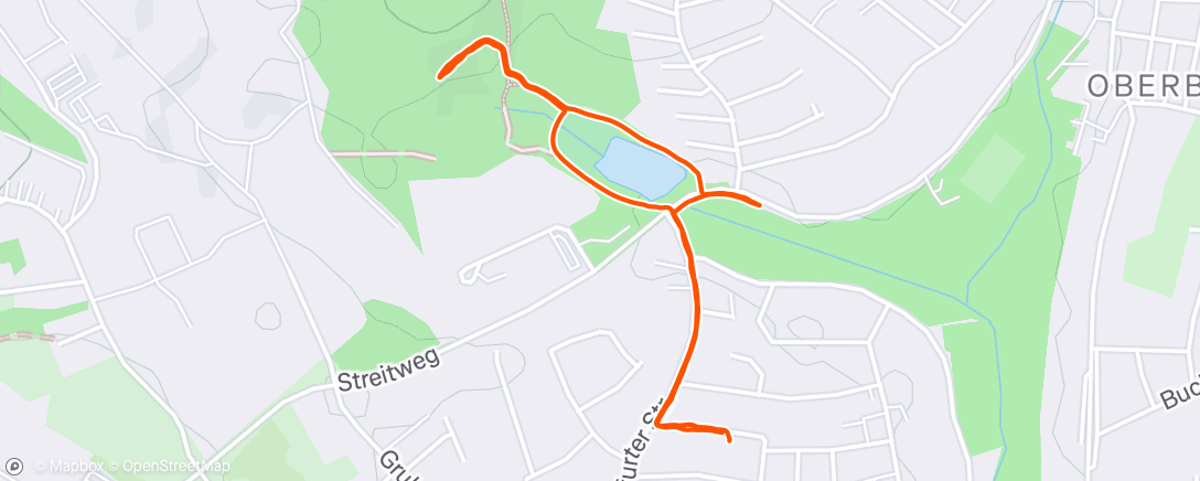 Map of the activity, Spaziergang am Nachmittag