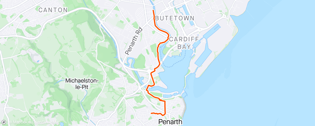 Map of the activity, Morning Ride - First in a LONG time