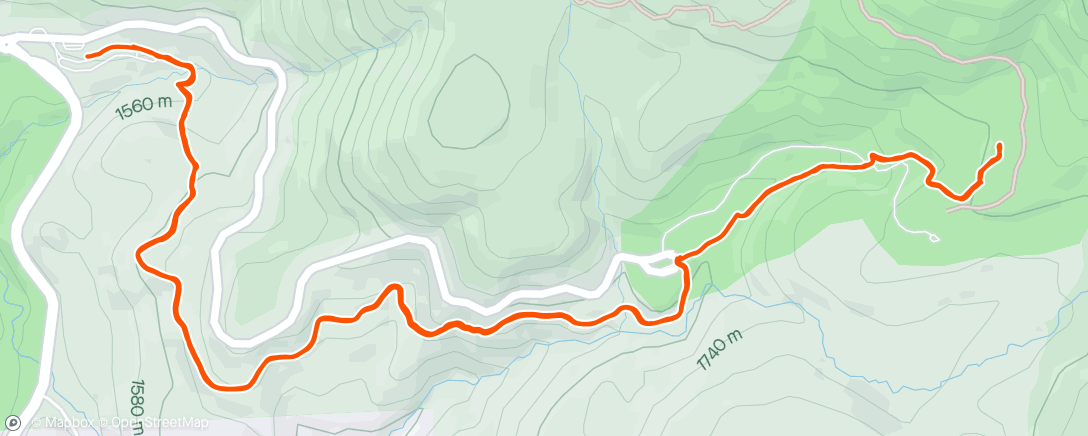 Mapa da atividade, Hike to another Sequoia grove