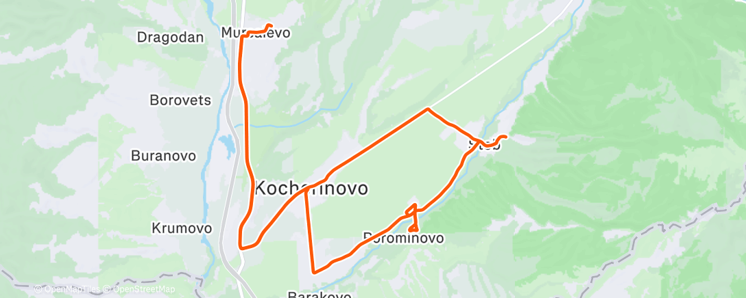 Map of the activity, Стоб