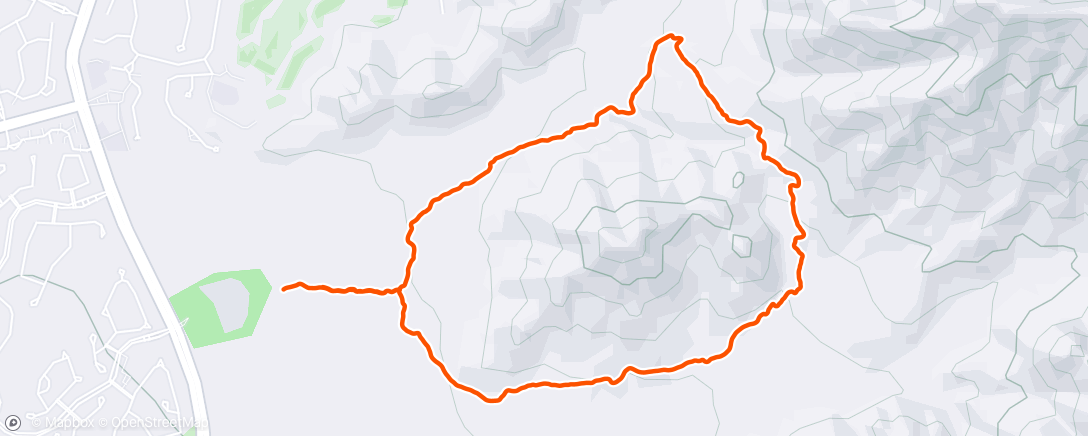 Map of the activity, Arizona Morning Hike