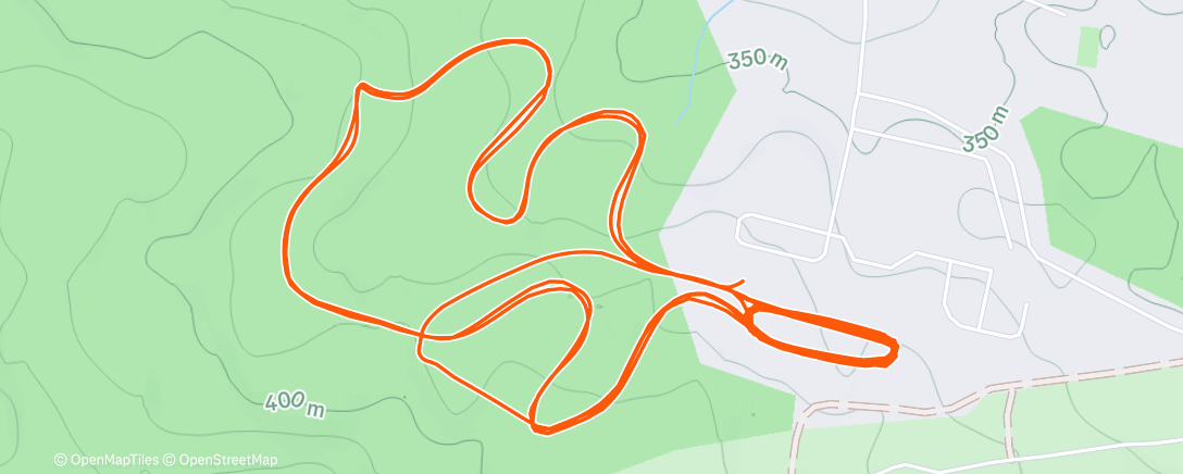 Map of the activity, Северный лыжный заезд (после обеда)