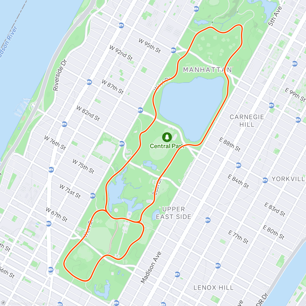 Map of the activity, Zwift - Xert: SMART - Don't Look Back in New York