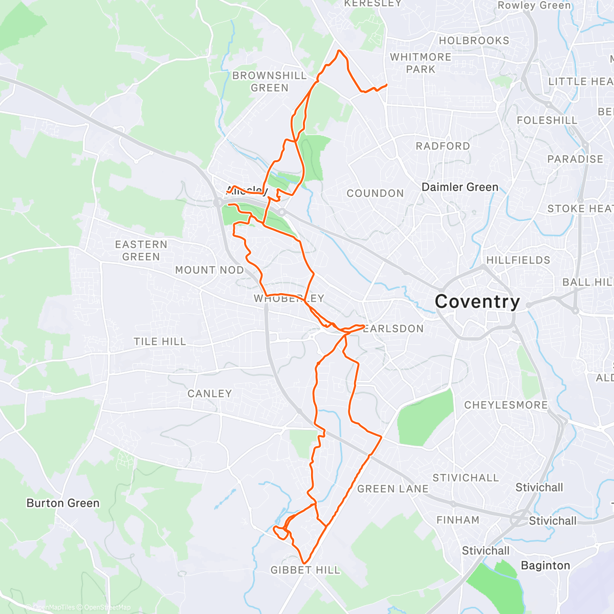 Map of the activity, Not the GT DABDR