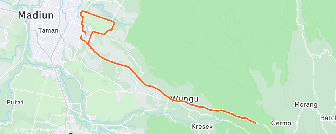 Map of the activity, DFP