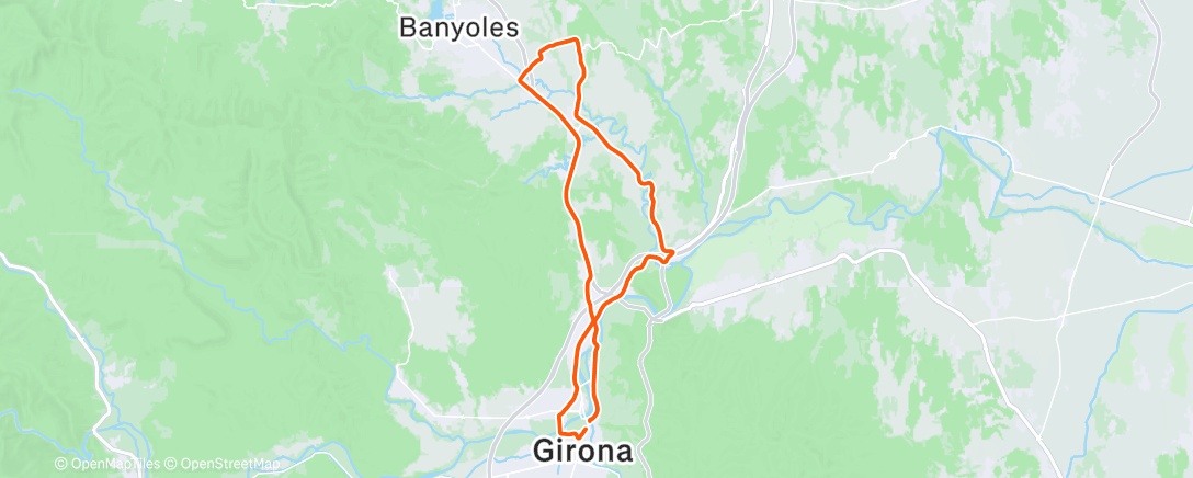 Peta aktivitas, Lunch Ride