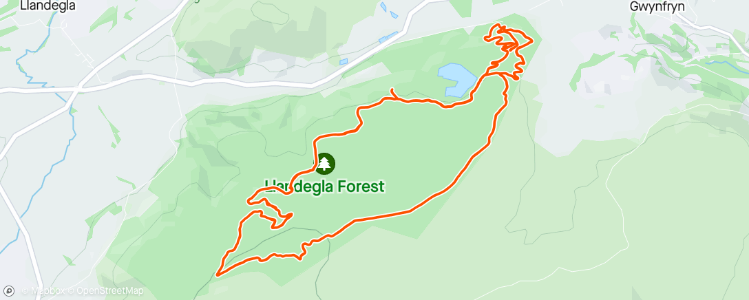 Map of the activity, 2 loops of Degla