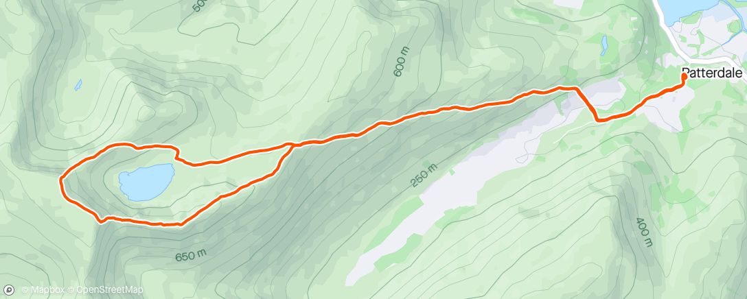 Map of the activity, Striding up, Swirrel down.