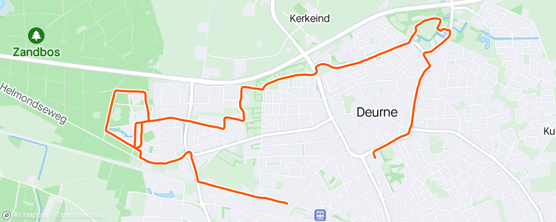 Map of the activity, Run Deurne 🇳🇱