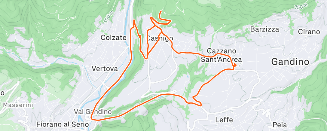 Peta aktivitas, Fasted