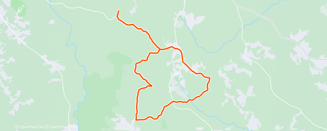 Карта физической активности (Gravel  Ride)