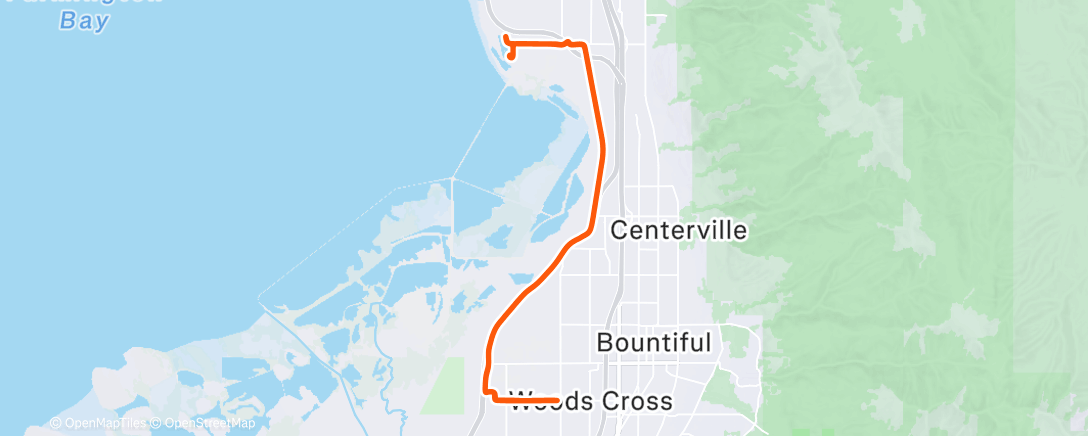 Map of the activity, Afternoon Ride