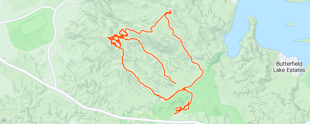 Map of the activity, Mtb @ Vailocity bike trail