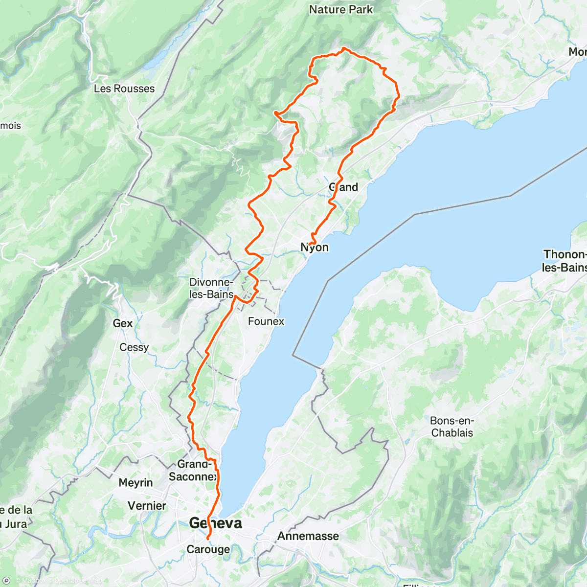 Map of the activity, Piéduj et vignoble