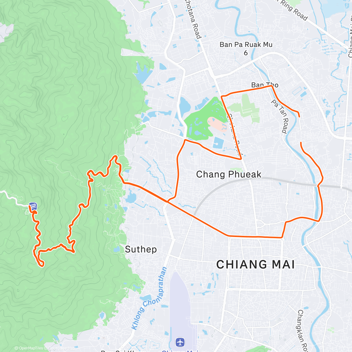 Map of the activity, Doi Suthep 🙏