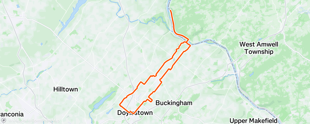 Map of the activity, Customer calls wrecking my Strava data 😁